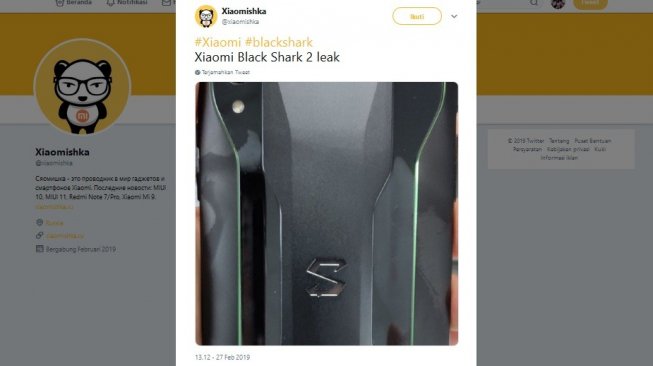 Inikah Wajah Xiaomi Black Shark 2?