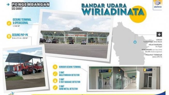 Bandara Wiriadinata Kini Bisa Tampung Pesawat Besar