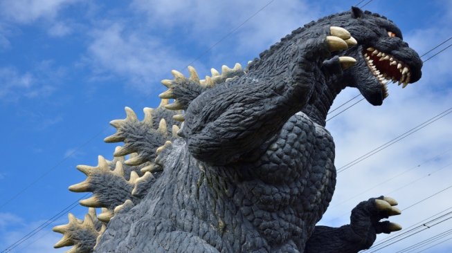 Ilustrasi Godzilla. [Shutterstock]
