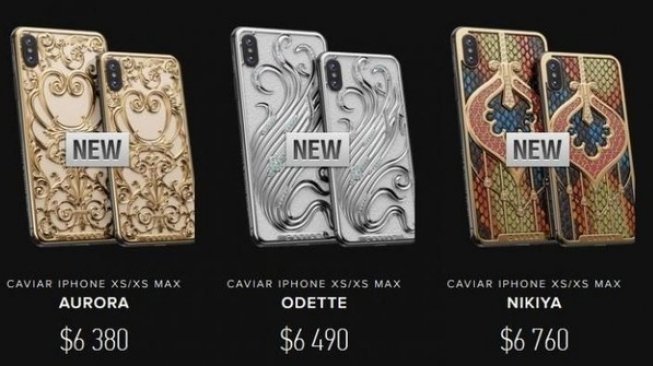 iPhone XS buatan Caviar. [Caviar]