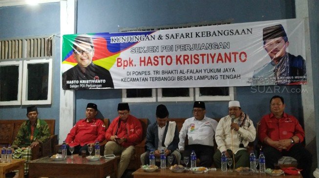 Kiai di Lampung Dukung Jokowi - Ma'ruf Amin Lewat Gerakan Sate Jowo