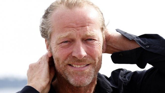 Iain Glen, pemeran Sir Jorah Mormont di serial Game of Thrones. [VALERY HACHE / AFP]