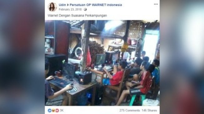 Nggak Sangka! Bukan di Ruko atau di Rumah, Lokasi Warnet Ini Unik