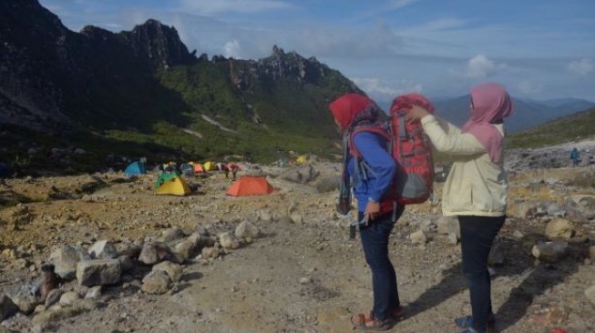 Gunung Sibayak. (Suara.com/Silfa Humairah)