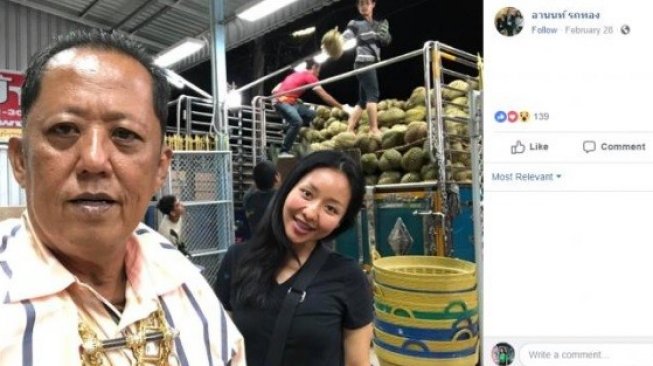 Juragan Durian asal Thailand, Anont Rotthong. [Facebook]