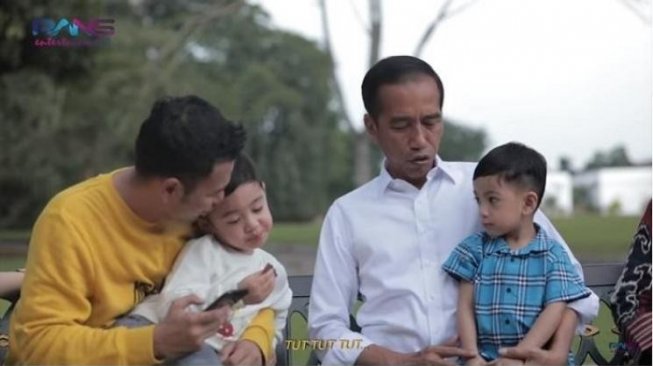 Raffi Ahmad ketemu Jokowi (YouTube)