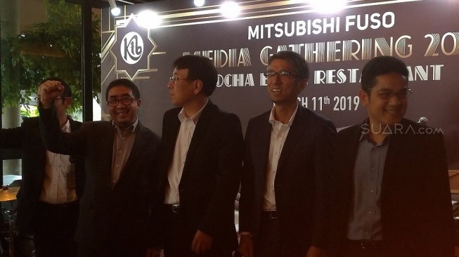 Para pembesar KTB dalam Gathering Mitsubishi Fuso [Suara.com/Manuel Jeghesta Nainggolan].