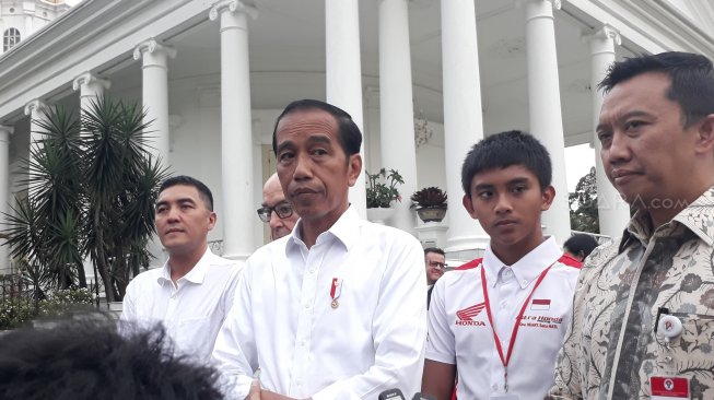 Presiden Jokowi. (Suara.com/Umay Saleh)