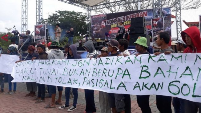 Ratusan Korban Bencana Alam Palu Gelar Kongres Tuntut Pemerintah