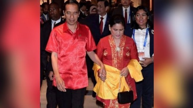 Joko Widodo dan Iriana Widodo. (@jokowi/instagram)