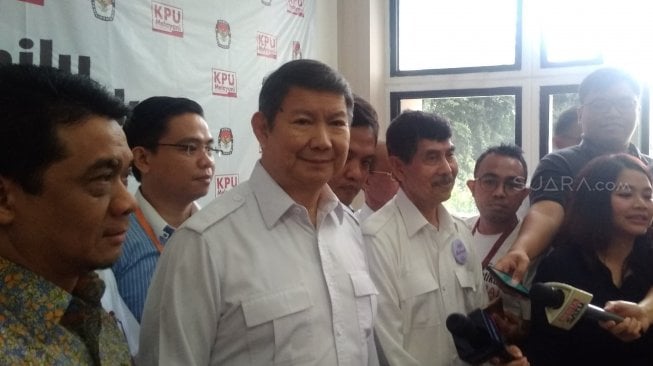 Direktur Komunikasi dan Media BPN Prabowo - Sandiaga, Hashim Djojohadikusumo. (Suara.com/Fakhri Fuadi)