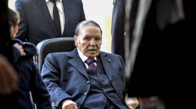 Presiden Aljazair Abdelaziz Bouteflika mengumumkan batal maju dalam Pemilu pada April 2019. (Foto: AFP)