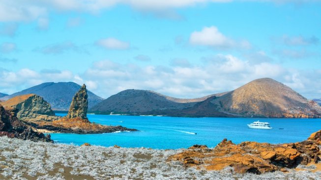 Kepulauan Galapagos salah satu tujuan liburan berlayar dengan kapal pesiar paling populer di dunia. (Shutterstock)