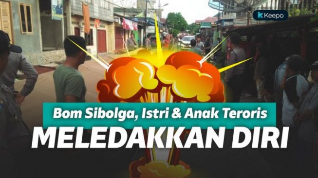 Negosiasi Polisi Gagal, Ketiga Anak dan Istri Terduga Teroris Ledakkan Diri