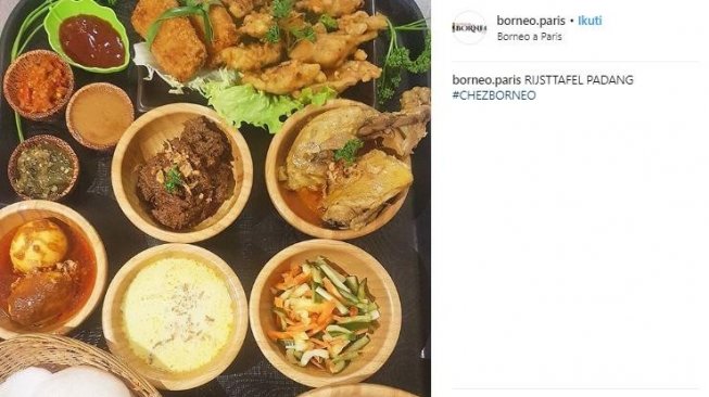 Borneo a Paris, restoran Indonesia di Prancis. (Instagram/@borneo.paris)