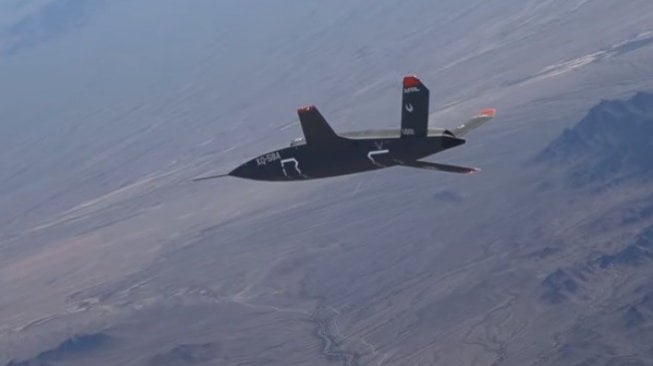 Pesawat Tempur Nirawak AS,  XQ-58A Valkrie. [YouTube/@AFResearchLab]