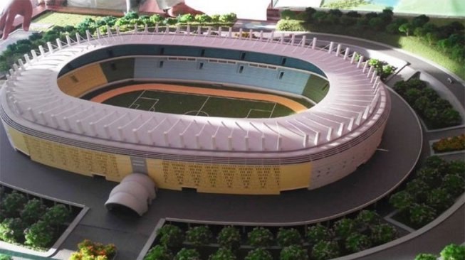 Layout Jakarta International Soccer Stadium alias Stadion BMW. [Instagram @bmw_stadium]