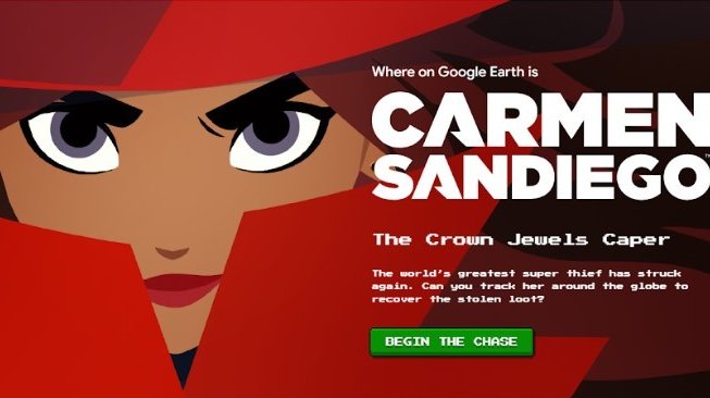 Nostalgia, Google Kini Hadirkan Game Carmen Sandiego Lewat Layanan Earth