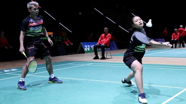 Gasak Unggulan Kedua, Rinov / Pitha Melaju ke Semifinal Swiss Open 2019