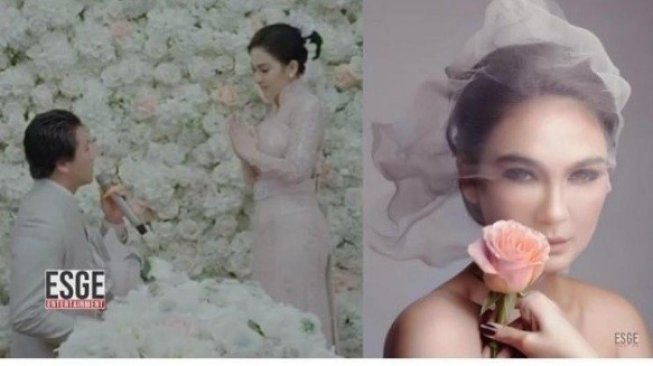 Bidik layar foto kolase Reino Barack, Syahrini, dan Luna Maya [YouTube/Esge Entertainment]