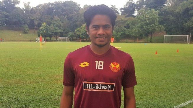 Striker Bhayangkara FC, Ilham Udin Armaiyn saat masih memperkuat Selangor FA. [Bolatimes,com]