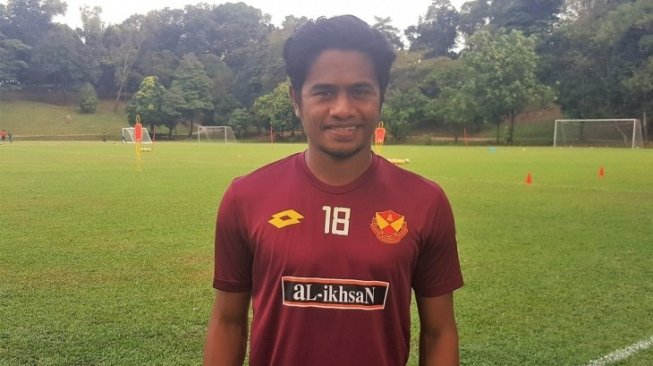 Penyerang Bhayangkara FC, Ilham Udin Armaiyn saat masih memperkuat Selangor FA. [Bolatimes,com]