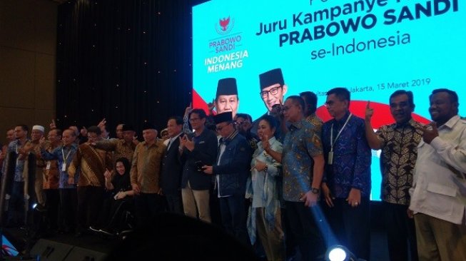 Kumpulkan Seluruh Jurkam, Prabowo Rapat Tertutup di Hotel Sultan