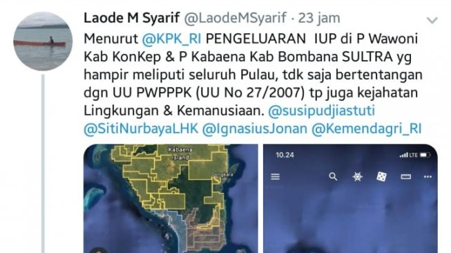 KPK: Izin IUP Pulau Wamonii Kejahatan Lingkungan dan Kemanusiaan