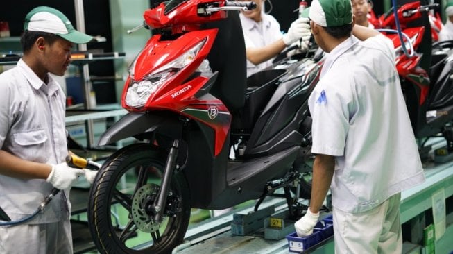 Ekspor PT AHM pada Februari ini didominasi Honda Vario [Dok. PT AHM].