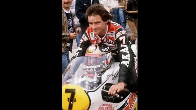 Legenda balap asal Inggris, Barry Sheene. [AFP/Gerard Fouet]