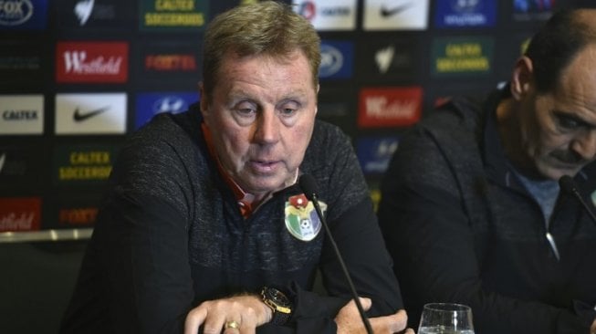 Harry Redknapp saat masih menjadi pelatih Timnas Jordania. [PETER PARKS / AFP]