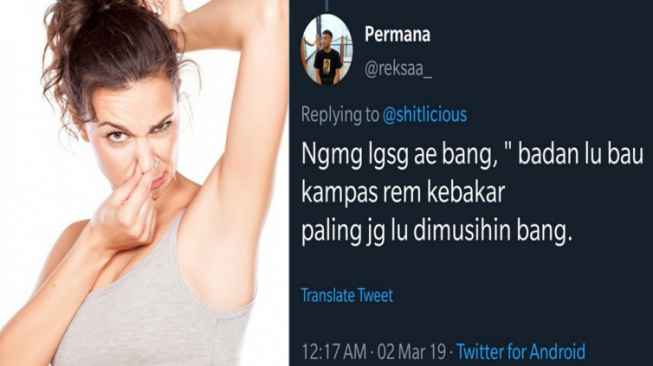  Kocak, Begini Tips Netizen Saat Memberi Tahu Orang yang Bau Badan.