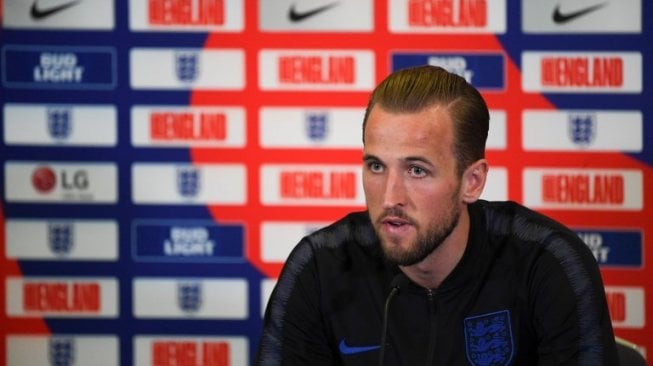 Penyerang sekaligus kapten Timnas Inggris, Harry Kane. [Paul ELLIS / AFP]