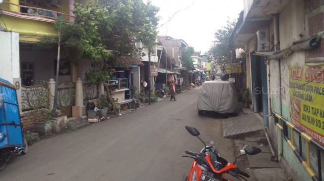 Kampung Jengkol, Cakung pasca diserang Geng 3 Serangkai. (Suara.com/Fakhri)