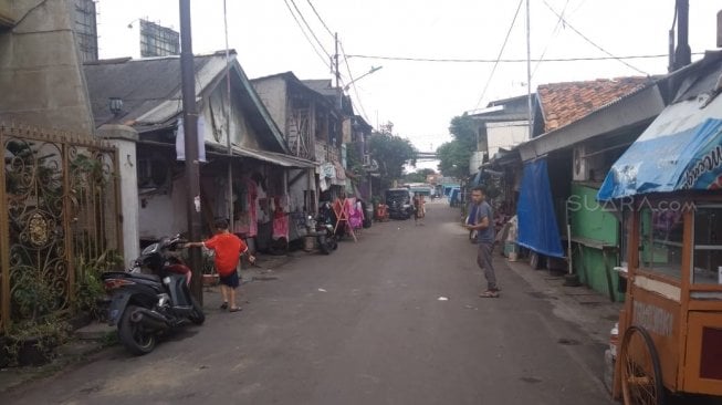 Kampung Jengkol, Cakung pasca diserang Geng 3 Serangkai. (Suara.com/Fakhri)