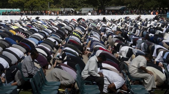 Selandia Baru Hening saat Azan Salat Jumat Pertama Usai Teror Berkumandang