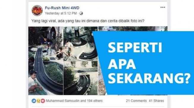 14 Tahun Lalu Bangun Lintasan Tamiya Keren, Ini Sekarang