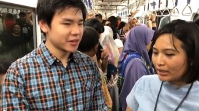 Naik MRT Jakarta, Curahan Hati Nicholas Sean Putra Ahok Curi Perhatian