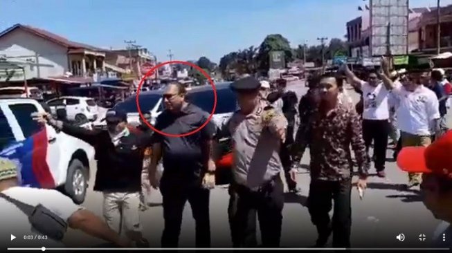 Geger Video Jubir Prabowo-Sandi Diteriaki 'Jokowi, Jokowi' di Dharmasraya