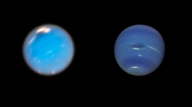 Seru, Teleskop Hubble Tangkap Badai Besar di Neptunus!