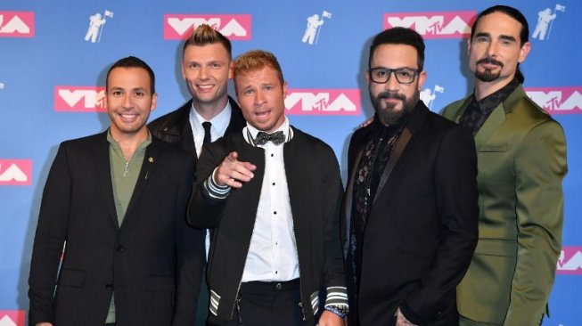 Backstreet Boys [Angela Weiss / AFP]