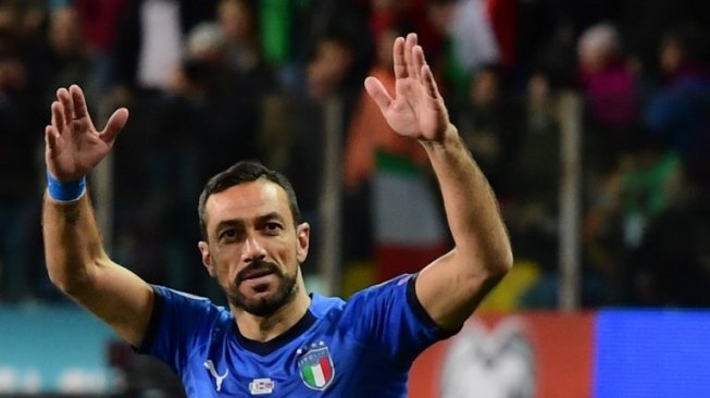 Jadi Pencetak Gol Tertua di Timnas Italia, Ini Komentar Quagliarella