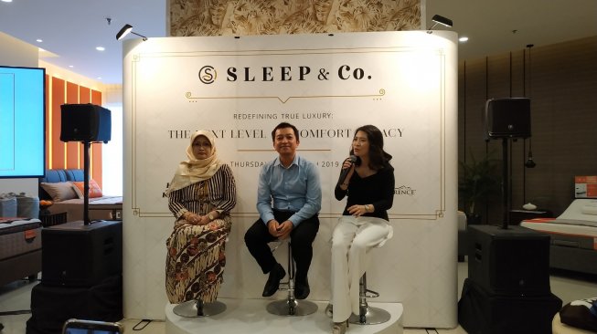 Sleep & Co buka gerai di Mall Taman Anggrek. (Suara.com/Firsta Nodia)