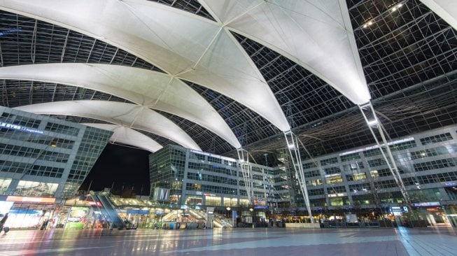 Bandara Munich di Jerman dinobatkan sebagai 10 besar bandara terbaik di dunia. (Shutterstock)