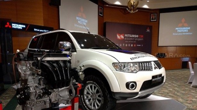 Donasi unit kendaraan, Mitsubishi Motors dimaksudkan menjadi unit praktek [Suara.com/Manuel Jeghesta Nainggolan].