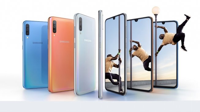 Samsung Galaxy A70. [Samsung Indonesia]