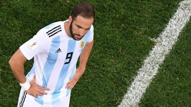 Gonzalo Higuain Umumkan Pensiun dari Timnas Argentina