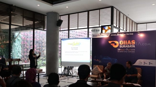 Konferensi Pers GIIAS 2019 Surabaya [Suara.com/Achmad Ali].