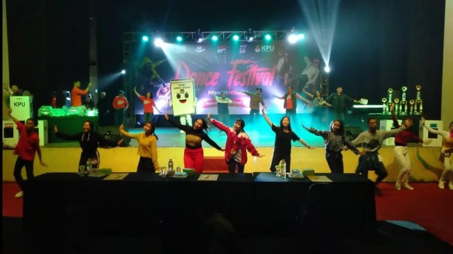 Gelar Festival Dance, KPU Banyumas Ajak Pemilih Pemula Tidak Golput