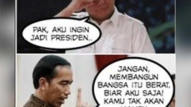 Meme Dilan Jokowi. [Twitter]